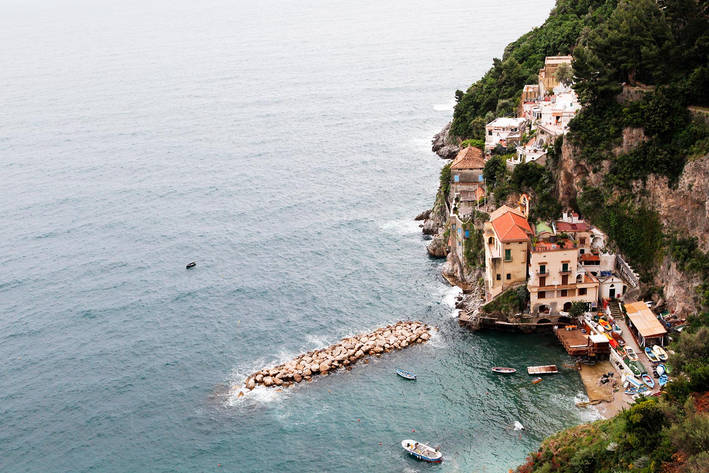 Conca dei Marini an der Amalfiküste