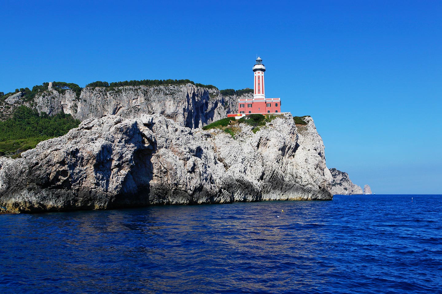 Leuchtturm an der Punta Carena auf Capri