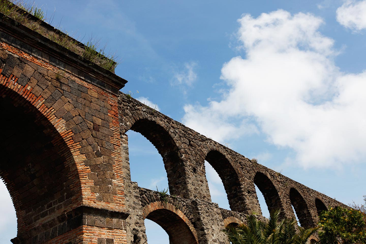 Aquädukt Anlage im römischen Stil auf Ischia