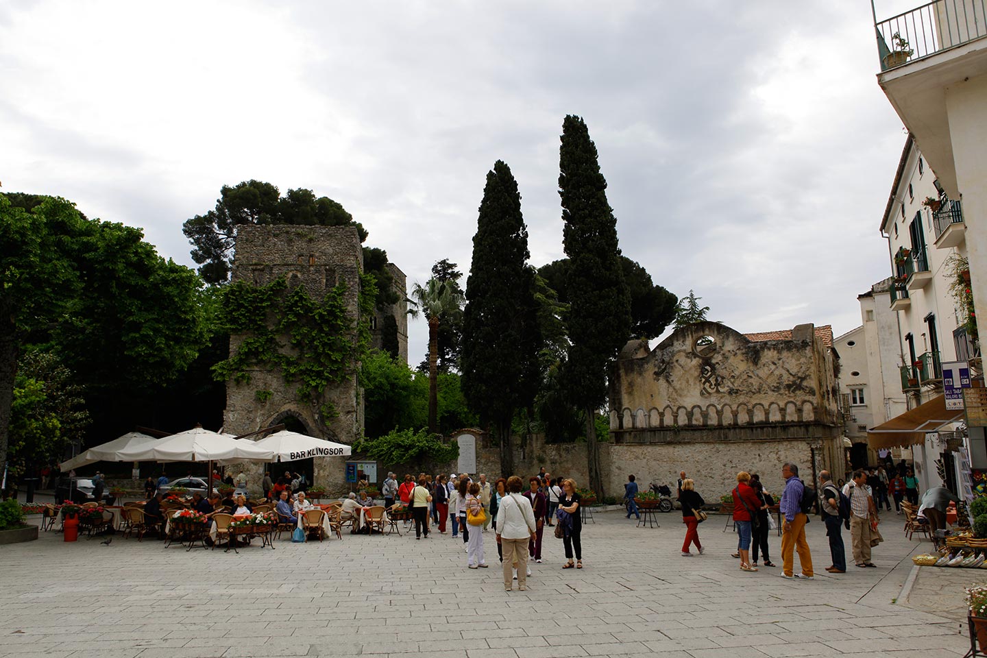 Ravello Zentrum mit Villa Rufolo