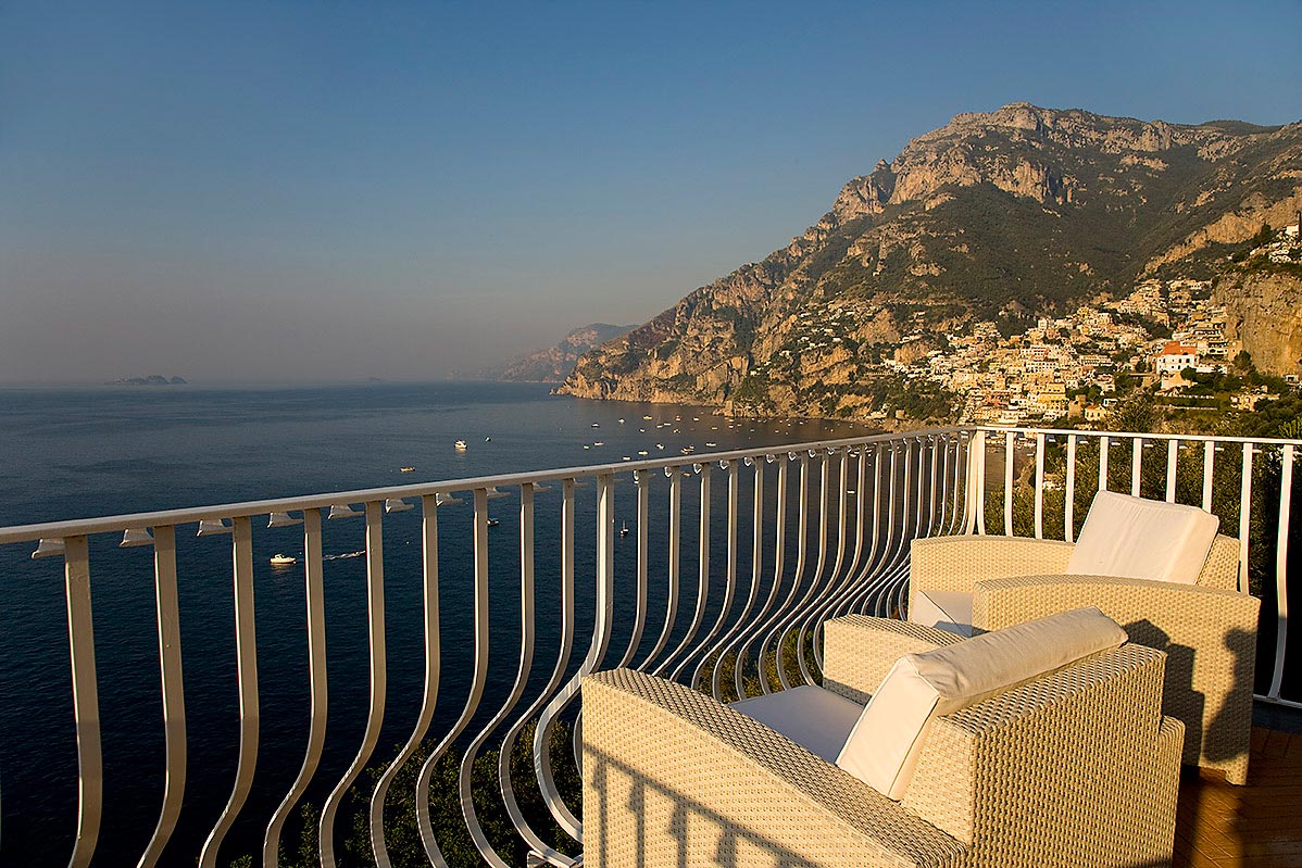 Positano aus der Ferne