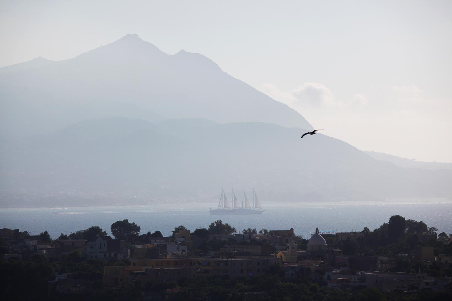Panorama zur Insel Ischia