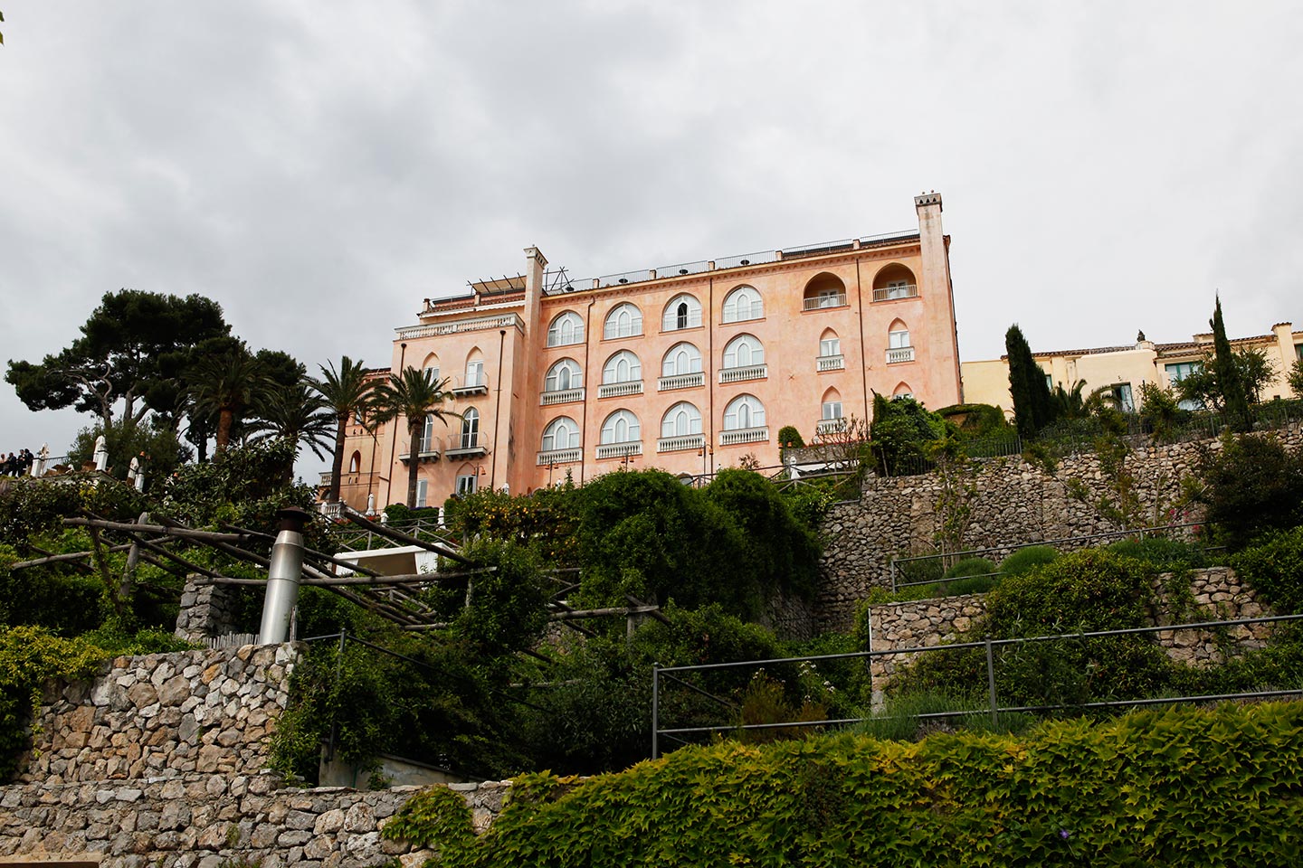 Palazzo Sasso - historisches Gebäude 12. Jahrhundert in Ravello