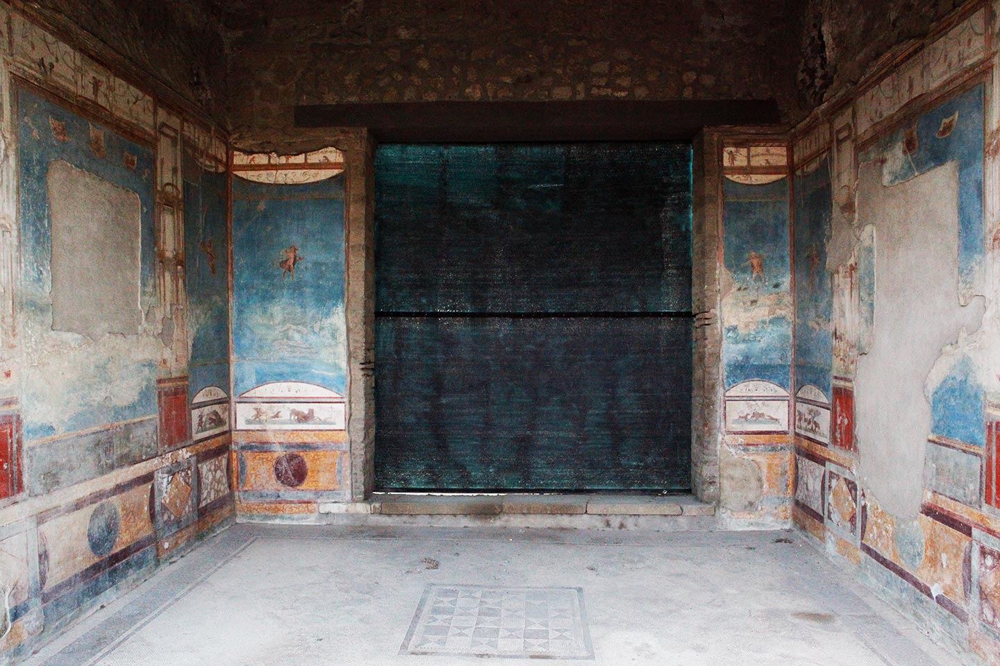 Tablinum in dem Haus der Familie der Ceii in Pompeji
