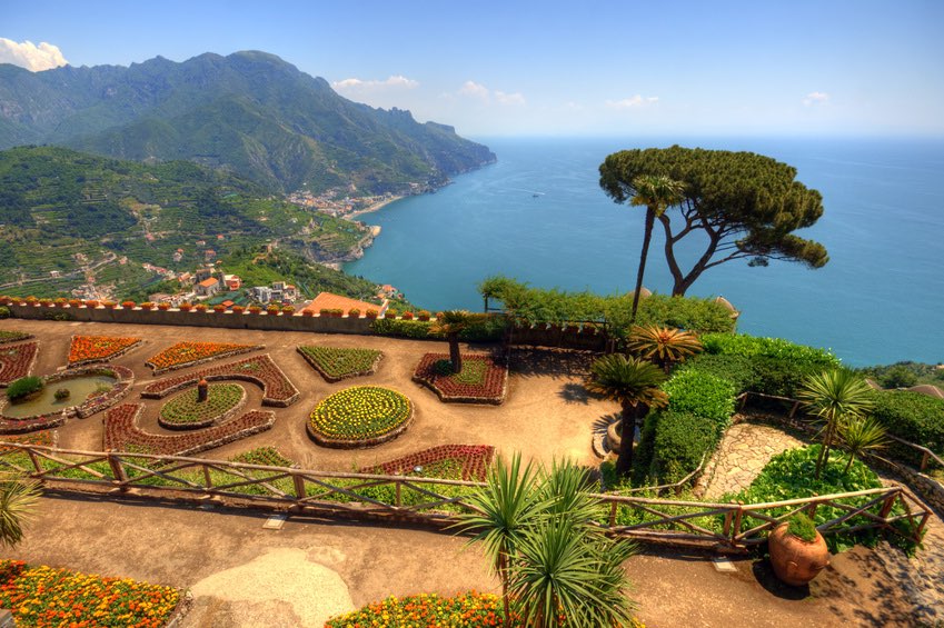 Die Villa Rufolo an der Amalfiküste